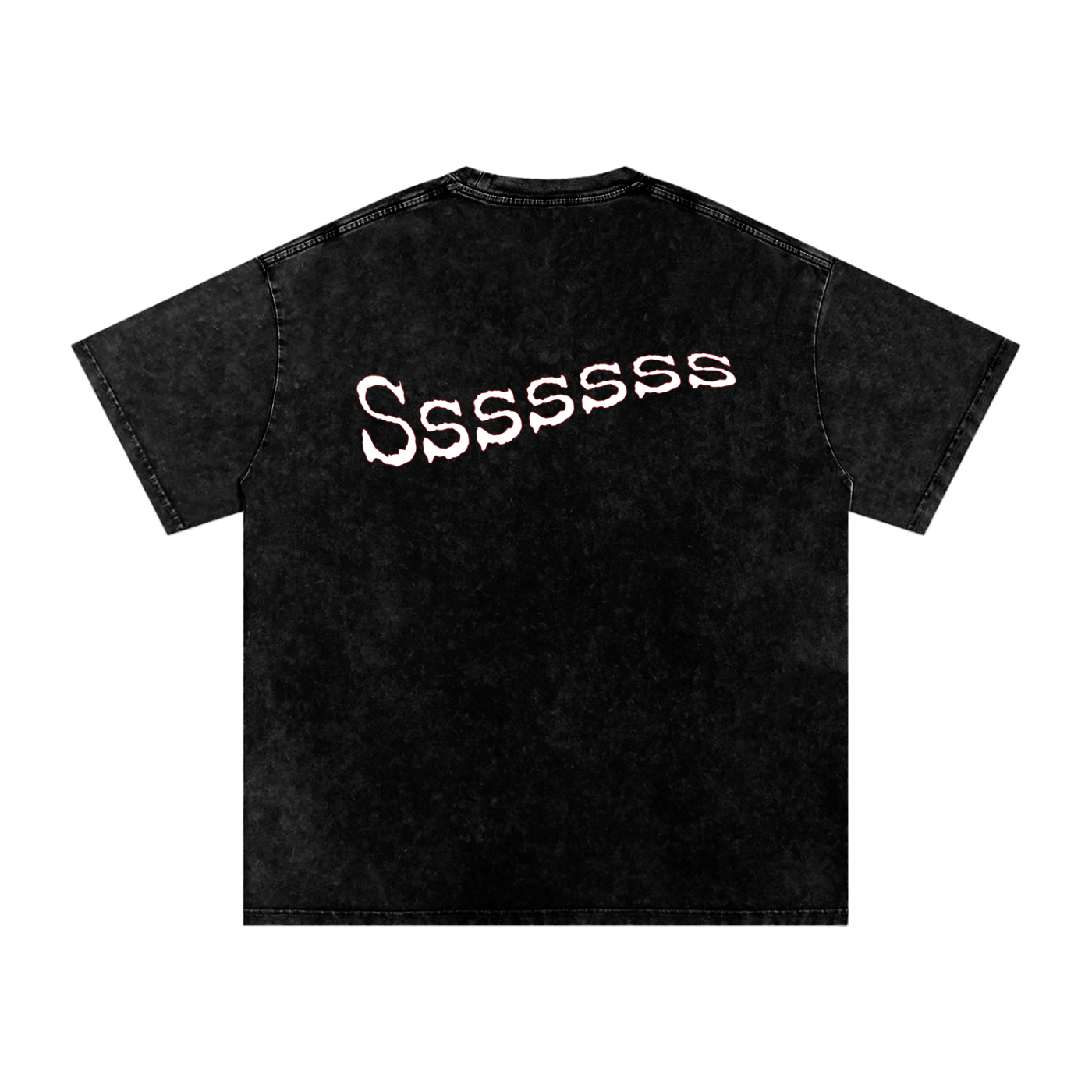 Sssssss (Limited Drop) - Snow Washed Oversized Cotton T- Shirt