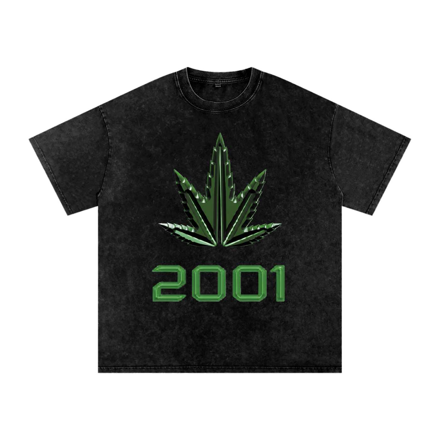 2001 (Limited Drop) - Snow Washed Oversized Cotton T-Shirt