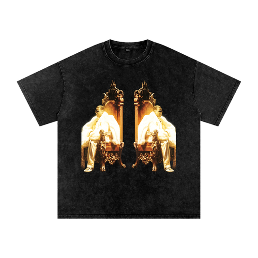 Barrio Fino en Directo (Limited Drop) - Snow Washed Oversized Cotton T-Shirt