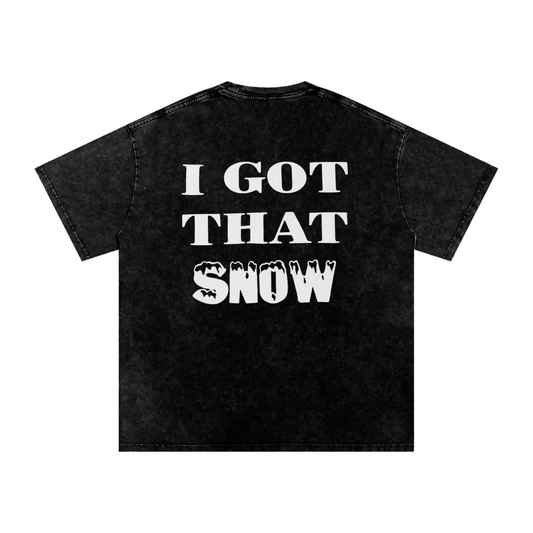 Young Jeezy: Trap Or Die Snowman [REMAKE] (Limited Drop) - Snow Washed Oversized Cotton T-Shirt