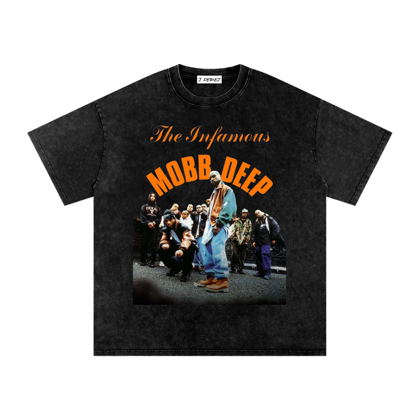 The Infamous Mobb Deep (Limited Drop) - Snow Washed Oversized Cotton T-Shirt