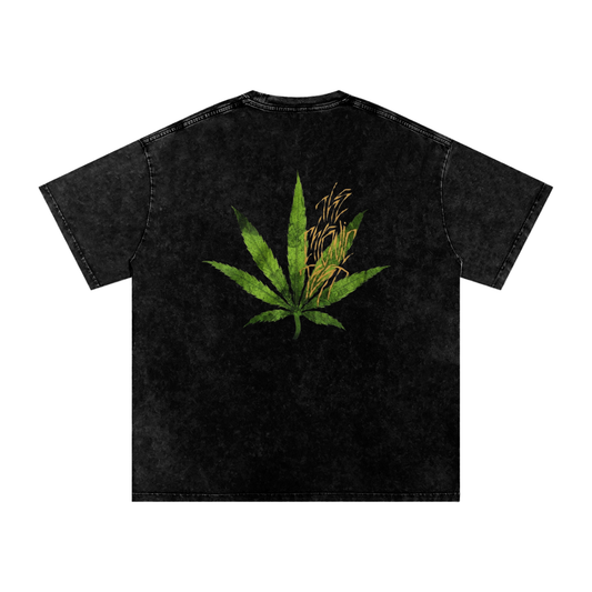 Dr. Dre: The Chronic [REMAKE] (Limited Drop) - Snow Washed Oversized Cotton T-Shirt