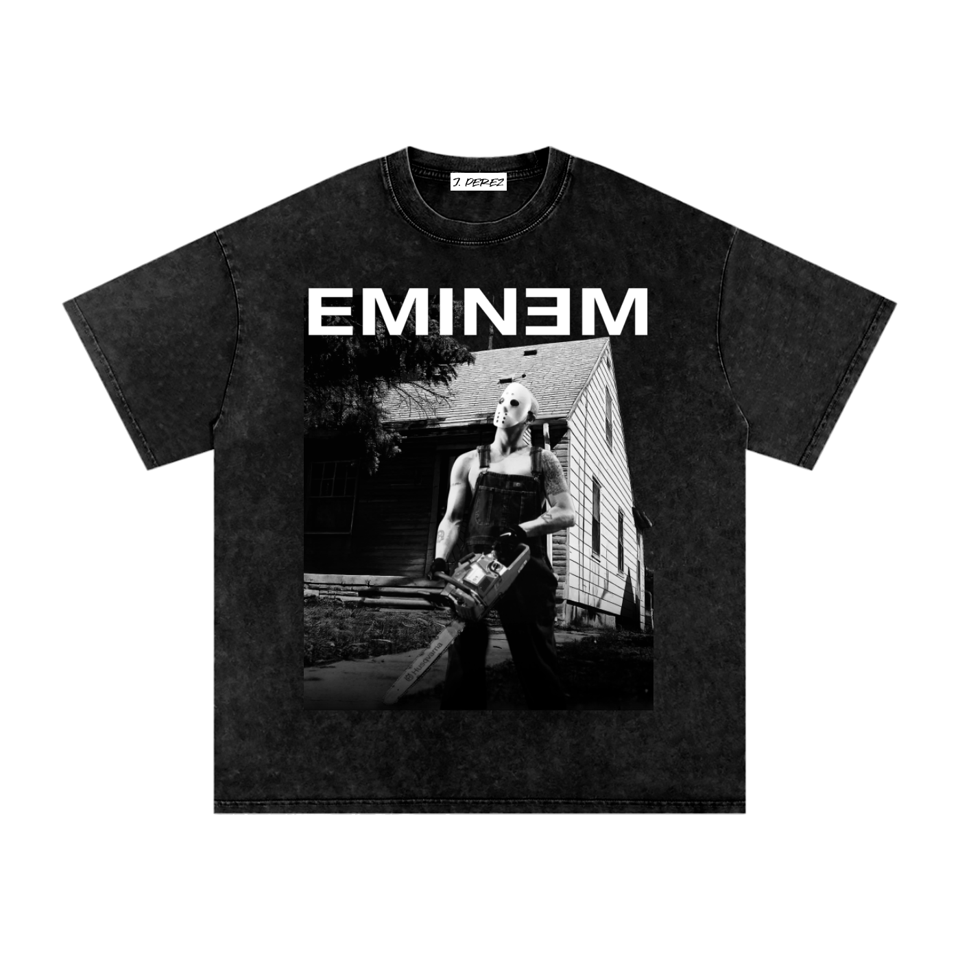 Eminem (limited Drop) - Snow Washed Oversized Cotton T-Shirt