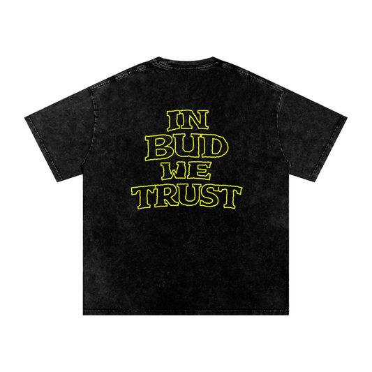 Dr. Dre: The Chronic (In Bud We Trust) (Limited Drop) [REMAKE] - Snow Washed Oversized Cotton T-Shirt