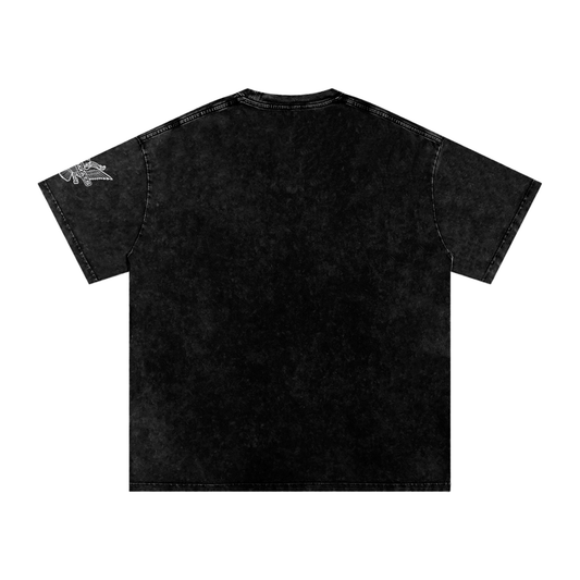 Diplomats Harlem World [REMAKE] (Limited Drop) - Snow Washed Oversized Cotton T-Shirt