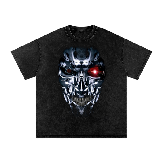 The Terminator (Limited Drop) - Snow Washed Oversized Cotton T-Shirt