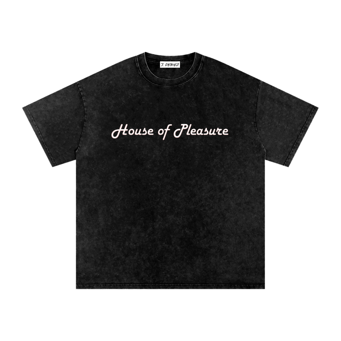 House of Pleasure (Limited Drop) - Snow Washed Oversized Cotton T-Shirt