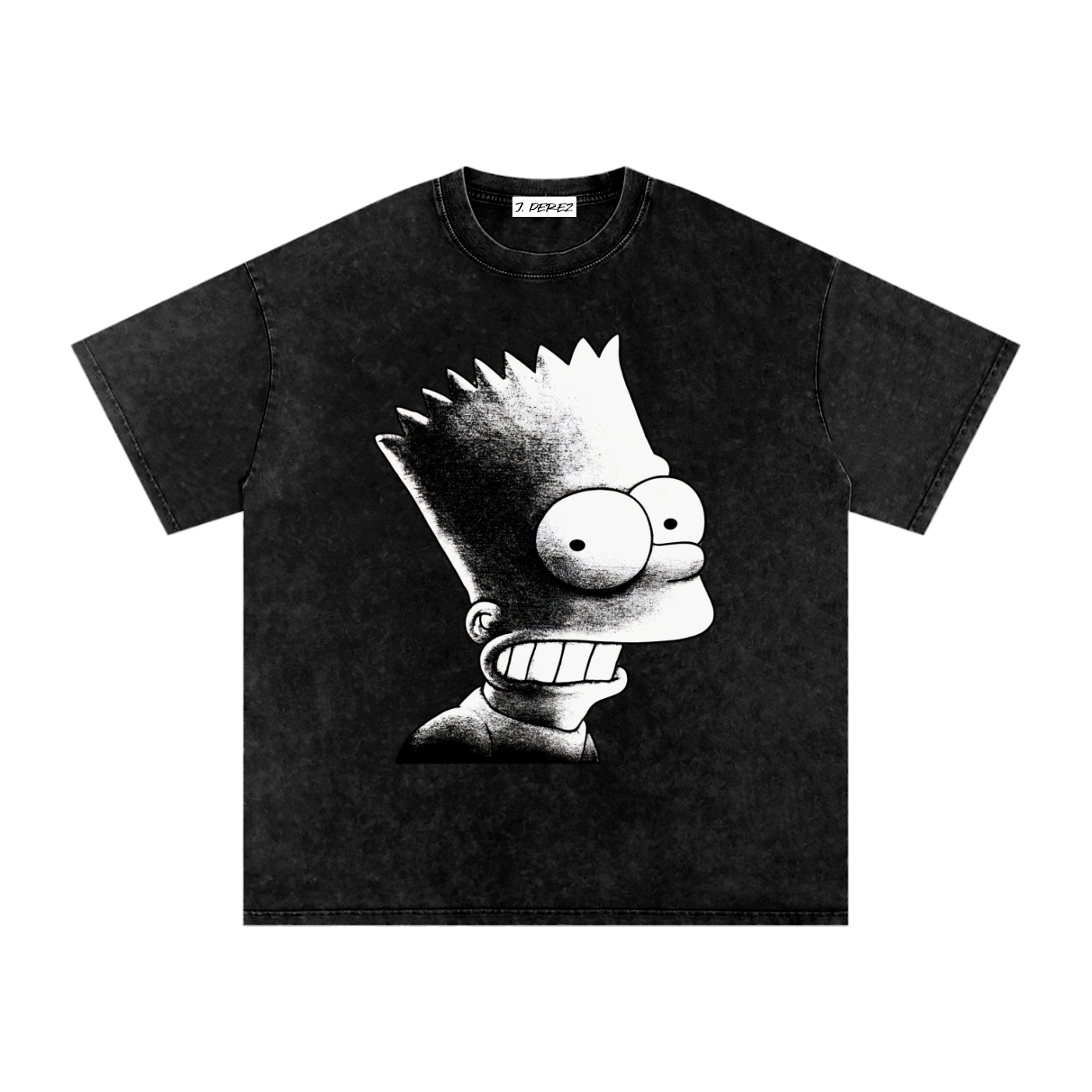 BART [REMAKE] (Limited Drop) - Snow Washed Oversized Cotton T-Shirt