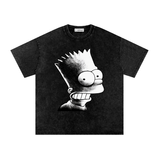 BART [REMAKE] (Limited Drop) - Snow Washed Oversized Cotton T-Shirt