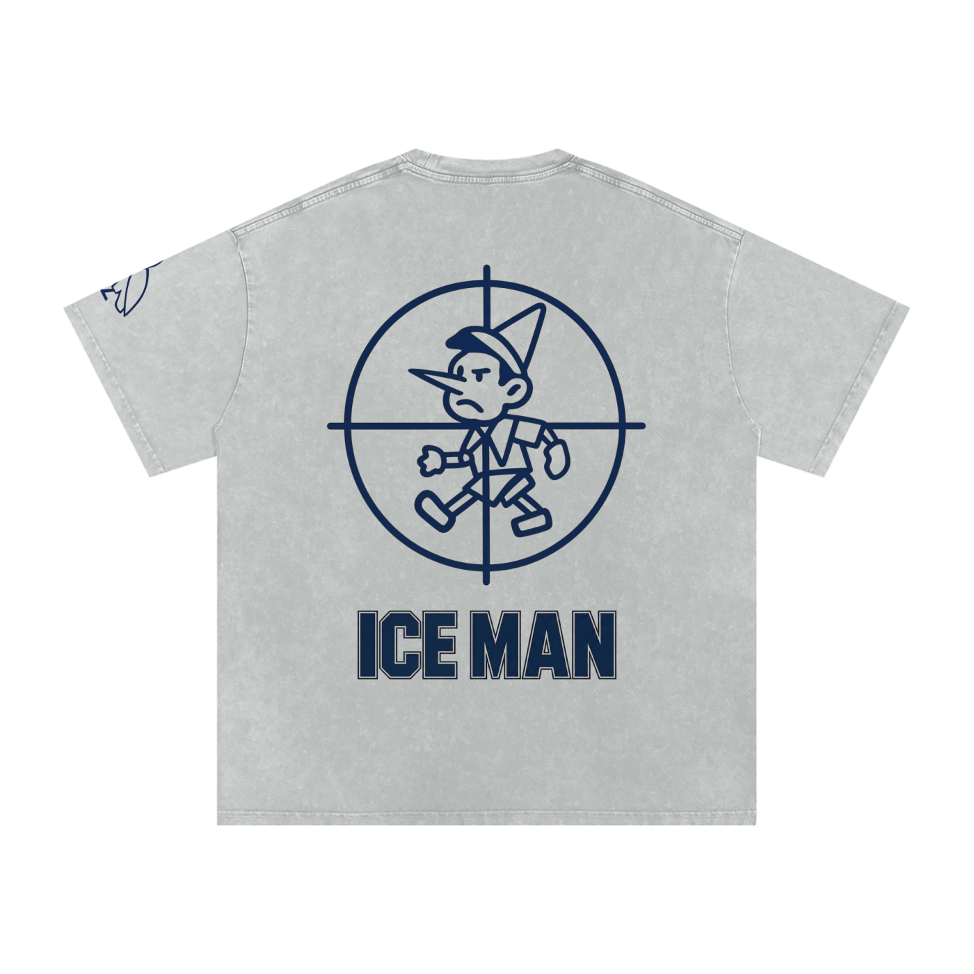 Drake: Ice Man (LIMITED DROP) - Snow Washed Oversized Cotton T-Shirt