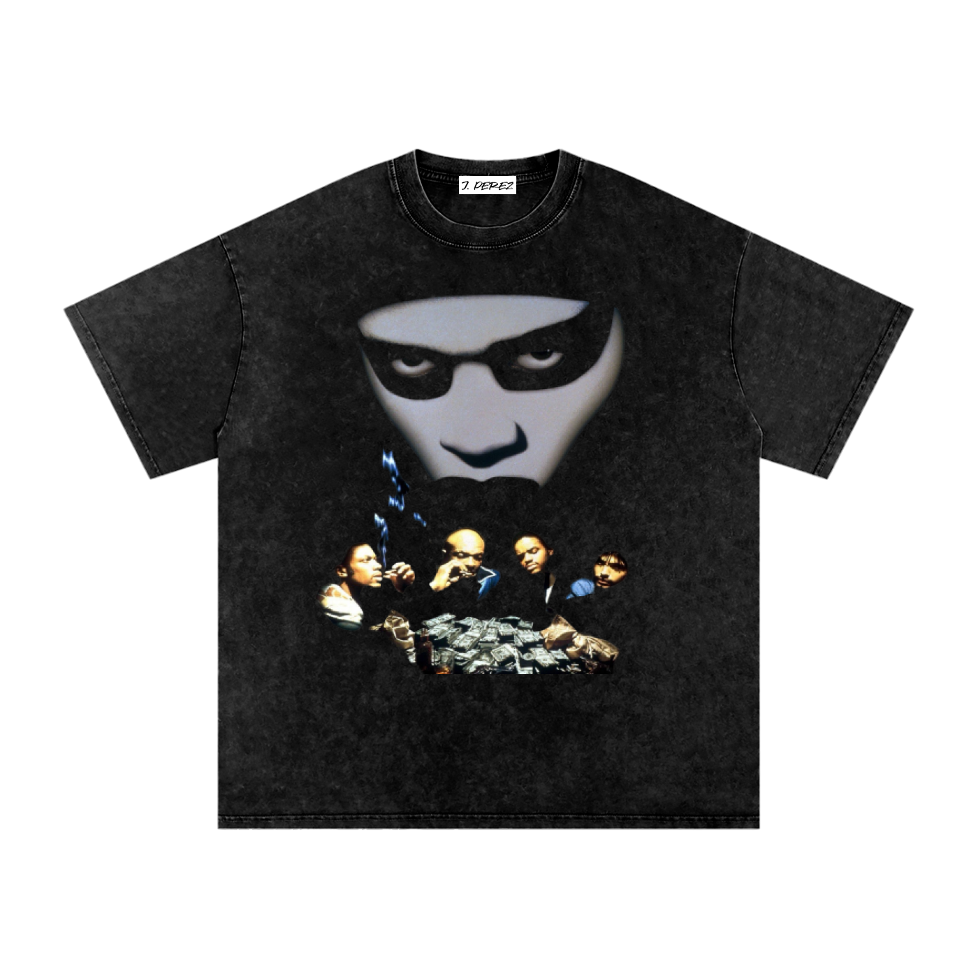 Dead Presidents (Limited Drop) - Snow Washed Oversized Cotton T-Shirt