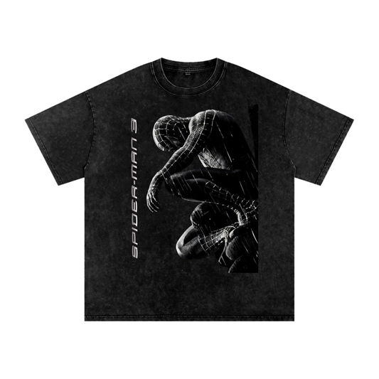 Spider-Man 3 (Limited Drop) - Snow Washed Oversized Cotton T-Shirt
