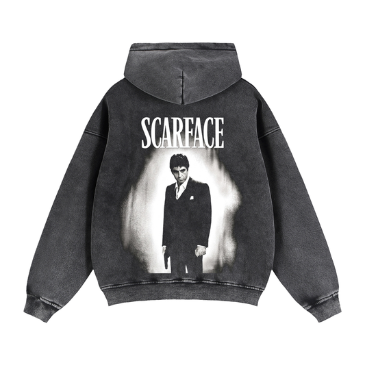 Scarface (Limited Drop) - Zip-Through Boxy Fleece Hoodie